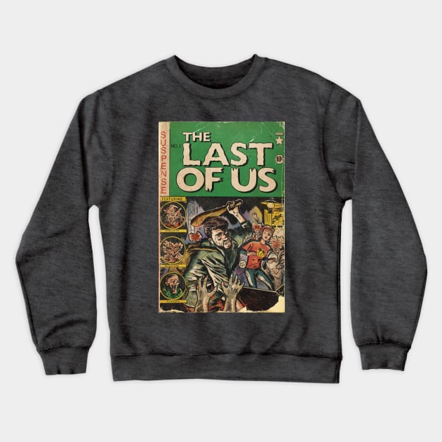 The Last of Us Comic Cover fan art Crewneck Sweatshirt by MarkScicluna